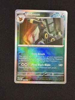 Umbreon (Master Ball Pattern) 059/131 Sv: Pokemon Prismatic Evolutions Holo - Image 1