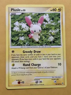 Pokemon Plusle 76/147 Uncommon Supreme Victors 2009 Regular NM Near Mint - Image 1