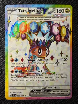 Tatsugiri ex Ultra Rare SV08: Surging Sparks 226/191 NM Pokemon TCG - Image 1