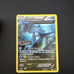 NM Kingdra XY39 Primal Clash Pre Release Stamped Black Star Promo Pokemon Card - Image 1