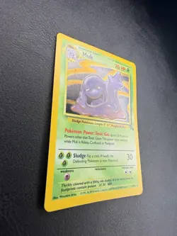 Muk 13/62 - Fossil - Unlimited - Holo Rare - LP - Pokemon WOTC 1999 VINTAGE TCG - Image 2