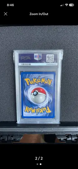 1999 POKEMON JUNGLE 1ST EDITION #3 FLAREON-HOLO PSA 8 - Image 2