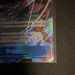 Bandai One Piece Card Game - Buggy OP16-048 SR Alternate Art Holo - EN 6000 - Image 3