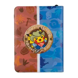 Limited Pokemon Center Fossil Museum Zip Binder Pikachu Coin Card Sleeves TCG - Image 3