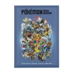 Limited Pokemon Center Fossil Museum Zip Binder Pikachu Coin Card Sleeves TCG - Image 5