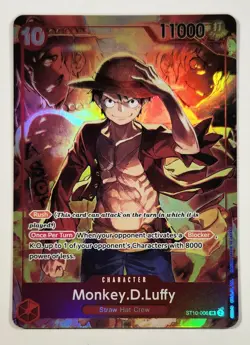 Monkey D. Luffy ST10-006 One Piece Alt Art - Treasure Booster Set Promo Card - Image 1