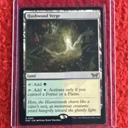 Wizards of the Coast Hushwood Verge Rare Land 261 Duskmourn 2024 English - Image 1