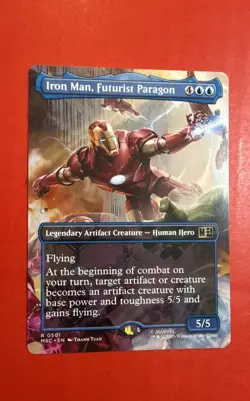 Iron Man, Futurist Paragon (Borderless) Commander: Marvel Super Heroes Regular - Image 1