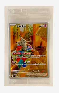 SEALED Mimikyu 2024 Pokemon TCG Paldean Fates ETB Black Star Promo 075 SVP EN - Image 1