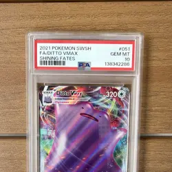 The Pokemon Company Ditto VMAX 051/072 Shining Fates FA Holo ENG PSA 10 - Image 3