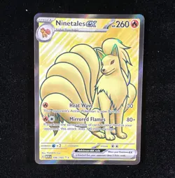 The Pokemon Company Ninetales ex 186/165 SV 151 Full Art Holo UR EN - Image 1