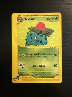 2002 Pokemon TCG Ivysaur Expedition 82/165 NM - Image 1
