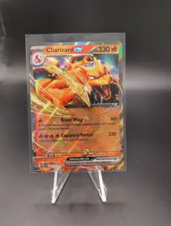 CHARIZARD EX 2023 POKEMON SCARLET & VIOLET 151 DOUBLE RARE 006/165 - Image 1