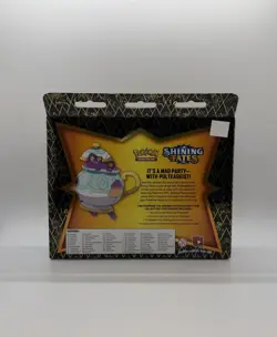 Pokemon Shining Fates Factory Sealed Polteageist Mad Party Pin Collection Box - Image 3