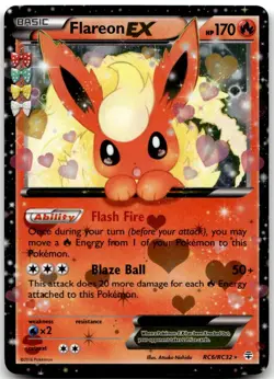 Flareon EX RC6/RC32 Ultra Rare Generations Near Mint - Image 1