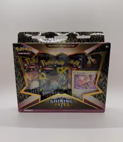Pokemon TCG Shining Fates Factory Sealed Bunnelby Mad Party Pin Collection Box - Image 1