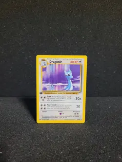 Pokemon Karte Dragonir - 1. Edition Near Mint+ - 18/102 Basis Set - Image 1