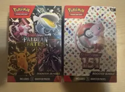 Pokemon Booster Bundles: 151 & Paldean Fates Lot - Image 1