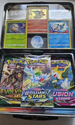 ✅Pokemon Spring 2022 Arceus Collector's Tin-Evolving Skies/Fusion Strike SEALED - Image 5