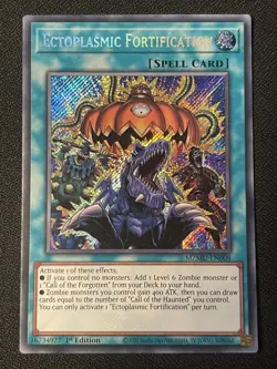 MZMU-EN008 Ectoplasmic Fortification Secret Rare YuGiOh! NEW - Image 1