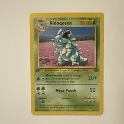 Nidoqueen 23/64 Jungle 1st Edition NonHolo Regular Rare 90HP Wizards Pokemon TCG - Image 1