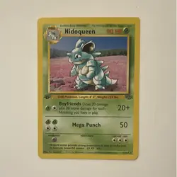 Nidoqueen 23/64 Jungle 1st Edition NonHolo Regular Rare 90HP Wizards Pokemon TCG - Image 2