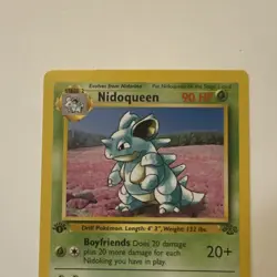 Nidoqueen 23/64 Jungle 1st Edition NonHolo Regular Rare 90HP Wizards Pokemon TCG - Image 3