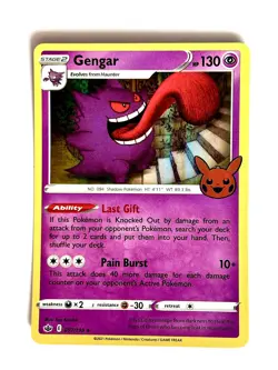 Gengar 057/198 Holo Rare Chilling Reign Pokemon Holo Near Mint - Image 1