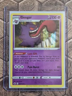 Gengar Holo 057/198 Pokemon Sword And Shield Chilling Reign Tcg Nm Condition - Image 4