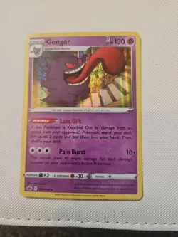 Pokemon Gengar TCG Holo Rare Card Chilling Reign 057/198 - Image 1