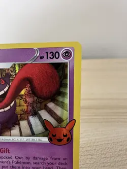 Pokemon Cards Gengar 057/198 Pikachu Stamped Trick Or Treat Holo Chilling Reign - Image 3
