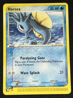 Horsea 58/97 EX Dragon e-Series Common Pokemon Card MP - Image 1