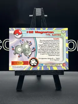 Magneton #82 1998 Topps Pokemon TV Animation Edition Blue Logo Pokemon Card - Image 5