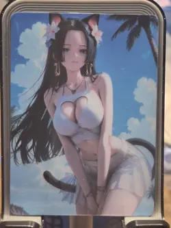 Femme Fatale 2 Card Goddess Story Anime Waifu BOX HIT Lenticular Boa Hancock - Image 1