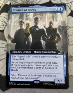 Council of Reeds (Extended Art) R Commander: Marvel Super Heroes 327 NM - Image 1