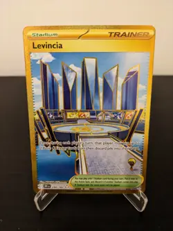 Levincia 244/182 - Pokemon TCG Gold Secret Rare - Destined Rivals -NM - Image 1