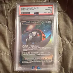 The Pokemon Company 2023 Pokemon TCG SV01 Iron Treads ex 248/198 SIR Holo PSA 10 - Image 1