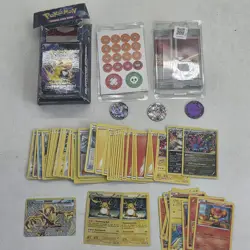 Selection of Pokemon Cards In XY Break Through Burning Spark Theme Deck Golduck - Image 1