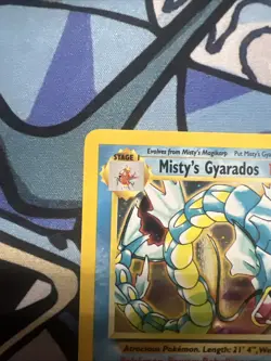 Pokemon TCG Misty's Gyarados Holo Rare Gym Challenge 13/132 Unlimited Edition - Image 2