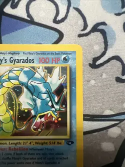 Pokemon TCG Misty's Gyarados Holo Rare Gym Challenge 13/132 Unlimited Edition - Image 3