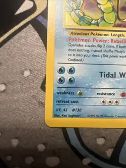 Pokemon TCG Misty's Gyarados Holo Rare Gym Challenge 13/132 Unlimited Edition - Image 5