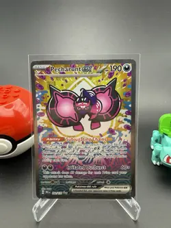 Pokemon SIR Pecharunt EX 163/131 Prismatic Evolutions Special Illustration Rare - Image 1