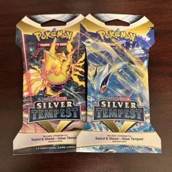 NEW Pokemon TCG Silver Tempest Sleeved Booster Packs Sword & Shield 820650850929 - Image 1
