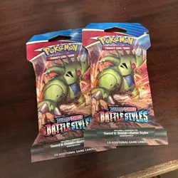 2021 Pokemon Battle Styles (Tyranitar) Factory Sealed Sleeved Booster Pack - Image 1