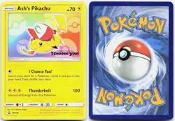 Ash's Pikachu - SM108 Promo Sun & Moon Promo Pokemon NM/LP - Image 3