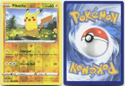 Pikachu 049/203 Common Evolving Skies Pokemon Reverse Holo LP - Image 3
