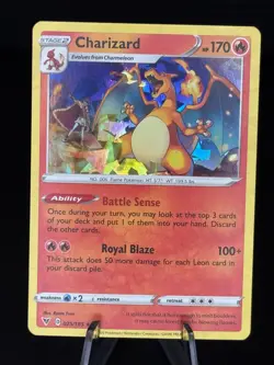 Charizard (Cracked Ice Holo) 25/185 Holo Holo Rare Deck Exclusives Pokemon NM - Image 1