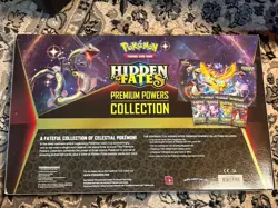 Pokemon TCG Hidden Fates Premium Powers Collection Sealed - Image 2