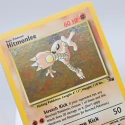 Pokemon TCG - Hitmonlee 7/62 Fossil Holo Rare WOTC - EXC/NM - Image 1