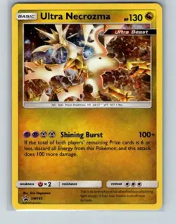 Ultra Necrozma - SM165 Holo Promo Sun & Moon Promo Pokemon Holo Near Mint - Image 1